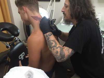 Infine c�� Antonello Cassatella con il suo �Atipiko Tattoo�...